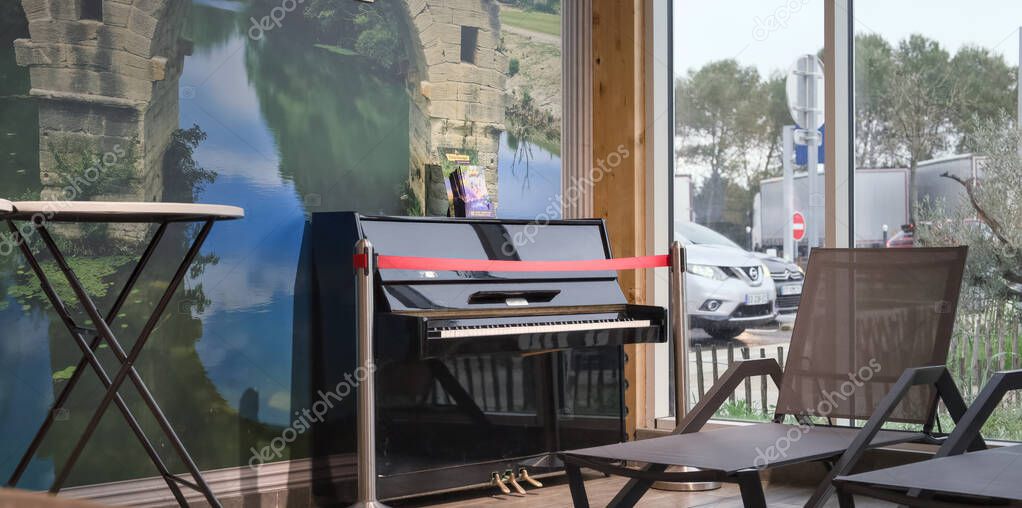 Wanddruck in Lobby oder Store